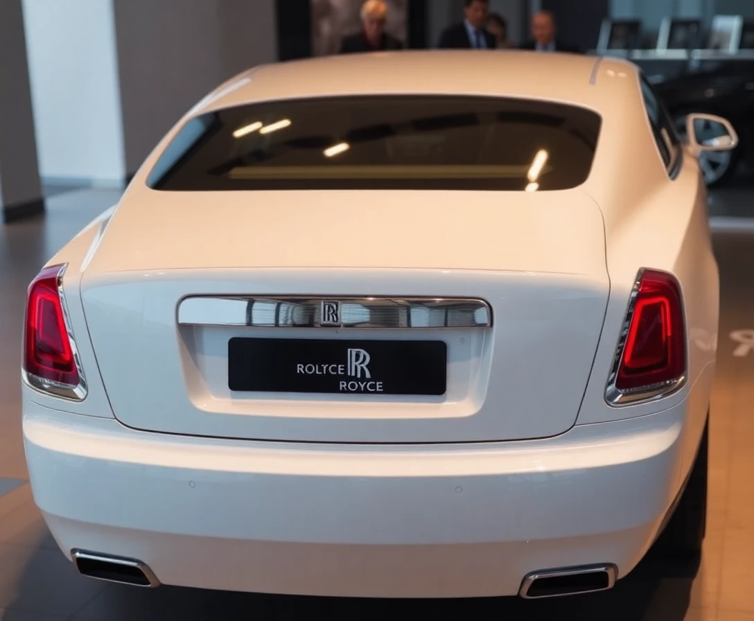 Rolls-Royce Wraith, vue arrière